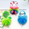 Mermaid Unicorn Sponge Bath Ball Shower Rub Bath Shower Wash Body Pot Sponge Scrubber Color Durable Massage Brush for Kids Tools 3