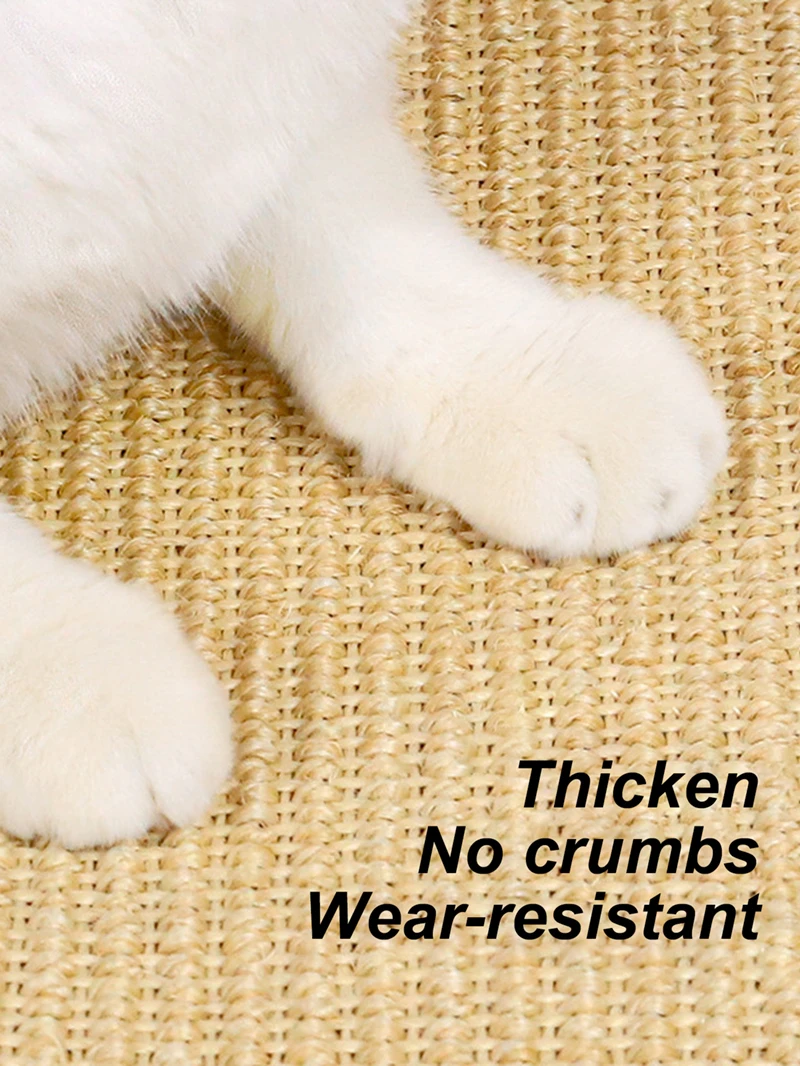 Title 5, Sisal Cat Scratch Mat Chew Toy Wall Sofa Protec...