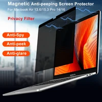 Magnetic Anti-peeping Screen Protector Film For Macbook Air 13 15 M2 M3 M4 M5 Pro 14 16 Anti-peek Anti-spy Film Privacy Filter