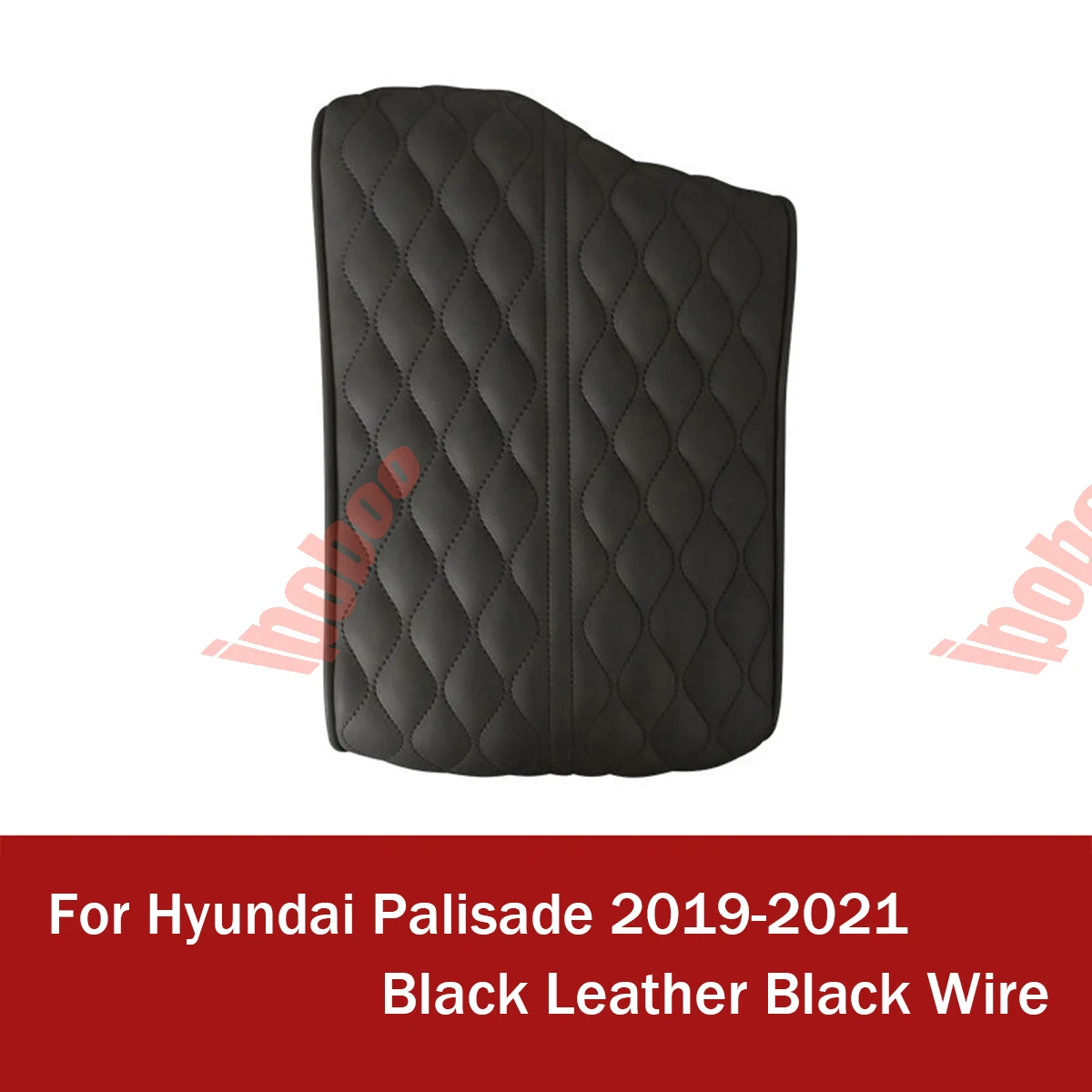 Car Armrest Cover PU Leather Armrest Cushion Pad Glove Box Protector For Hyundai Palisade