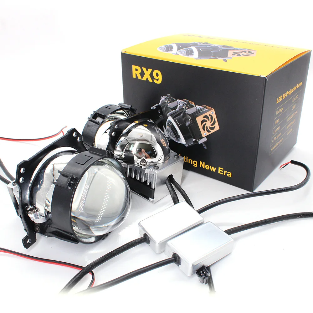 

2 PCS Bi-LED Projector headlights Lens 2.5 Inch 12V 36W 6000Lm 6000K Car Headlight Projector bi lenses for BMW for Audi Mazda