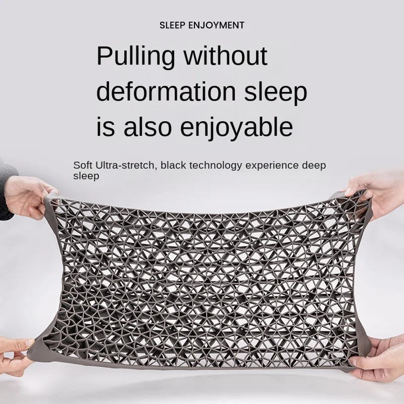 Black Pectin Pillow Memory Pillow Neck Message Pillows TPE Washable Orthopedic Shoulder Pain Protection Cervical Give Pillowcase 4