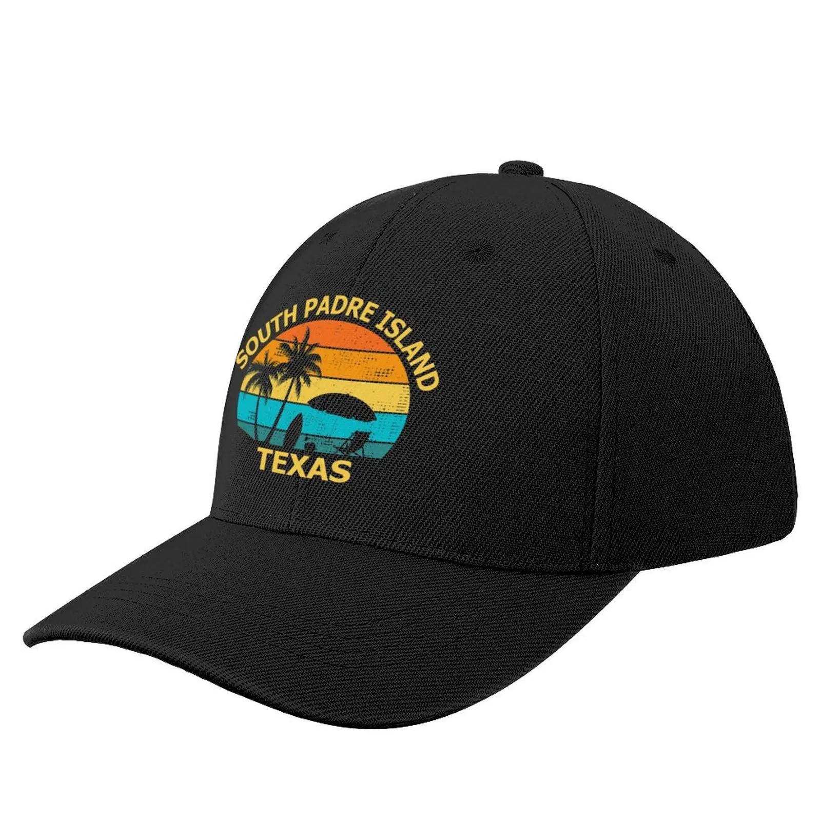 

South Padre Island Texas Beach Surfer Vacation Souvenir holiday Baseball Cap Hip Hop fashionable Hats Man Women'S