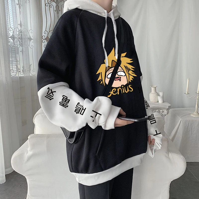 Acsewater Felpa Jujutsu Kaisen Donna Ragazze Felpa Con Cappuccio A Maniche Lunghe Stampata Anime Gojo Satoru Pullover Divertente Con Orecchio Di Gatto Itadori Yuji Fushiguro Megumi 126266066