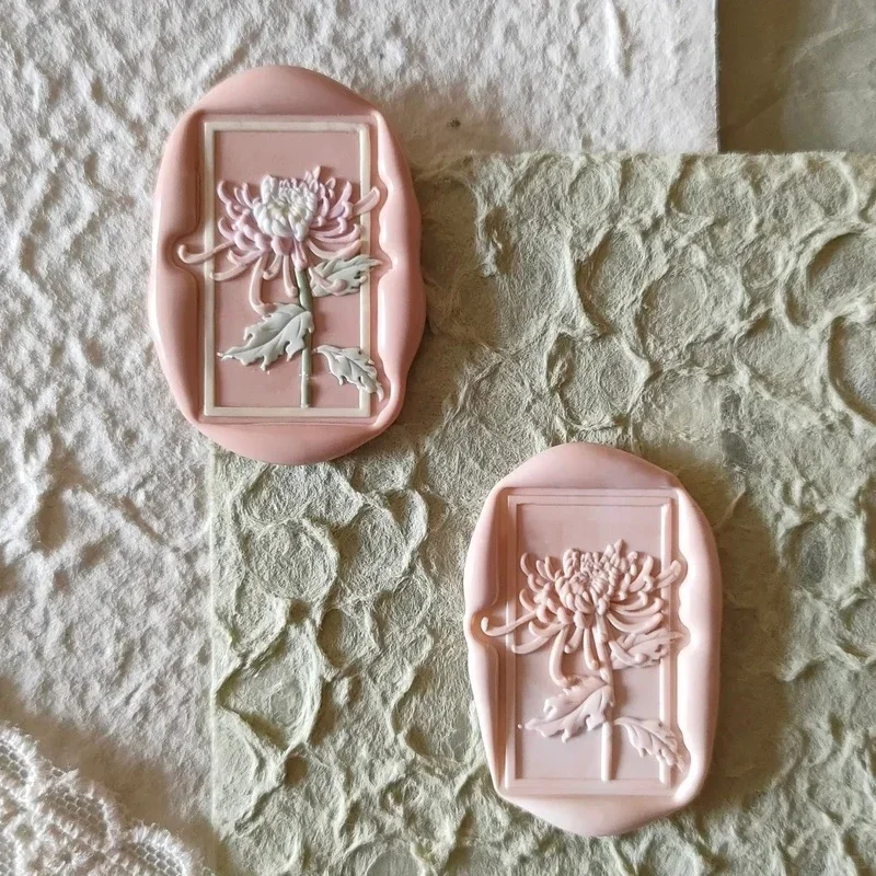 Diy Fire Seal Seal Head Vitality Series Multi-layer Relief Fine Carving Copper Head Handmade Stamp Toy Envelope Invitation