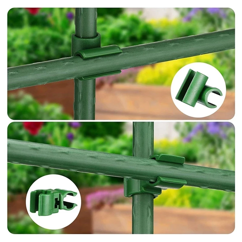 Ajustável planta treliça conector clip, jardim conector