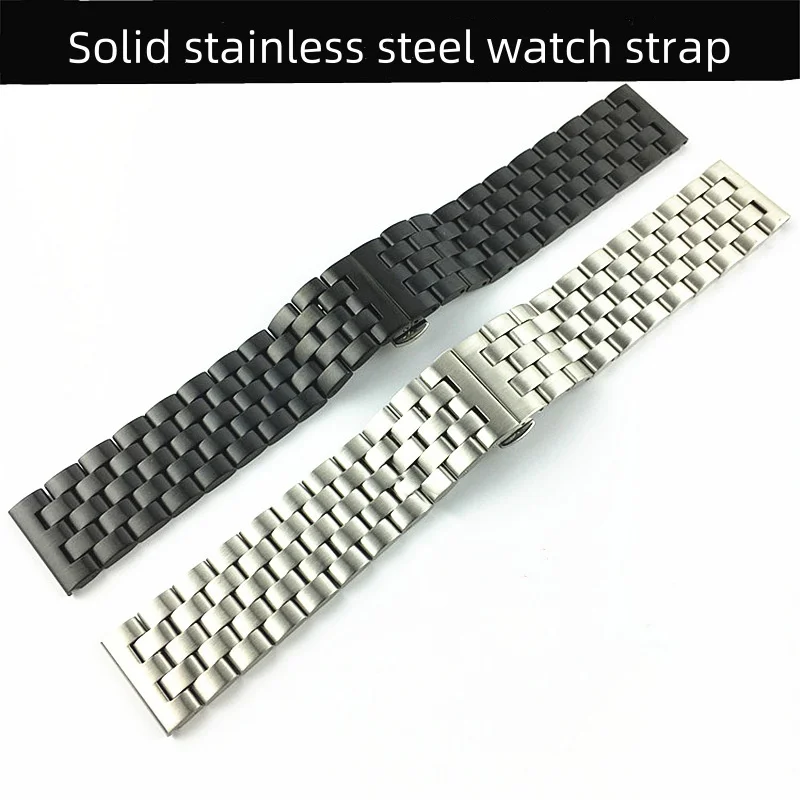 Solid Stainless Steel Waterproof Watch Strap Replacement Bracelet