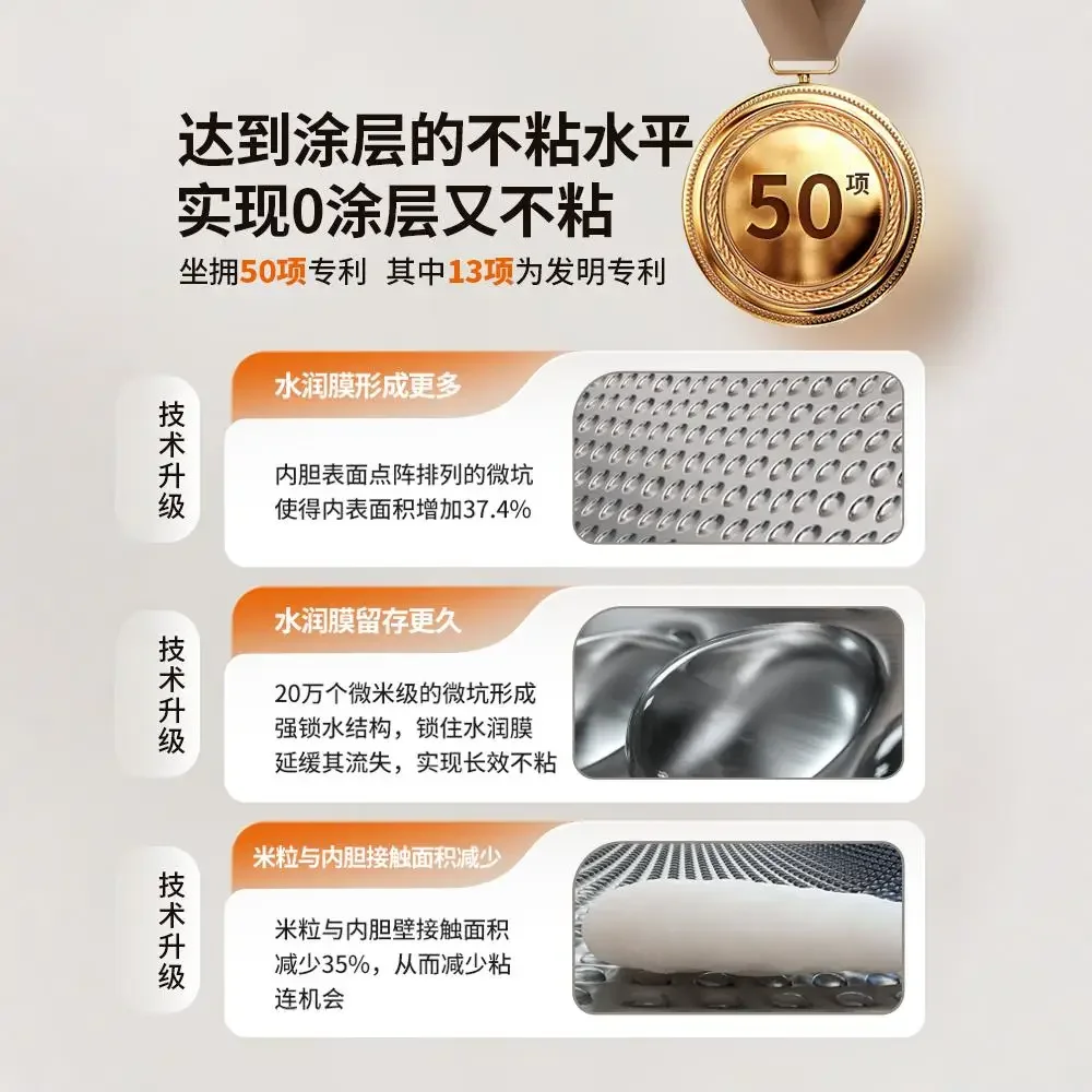 Joyoung Rice Cooker Household 0 Coated Stainless Steel Ball Non-stick Pan 3