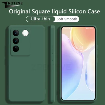 Per VivoV27 Case Zroteve Cover morbida in silicone liquido setoso per VIVO V27 V27E V29 Pro VivoV27E VivoV29 Custodie per telefoni