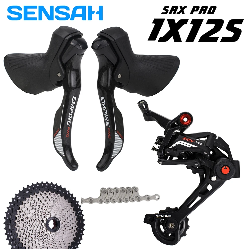 2022 New SENSAH SRX PRO 1x12 Speed, Carbon Fiber Shifter Derailleurs