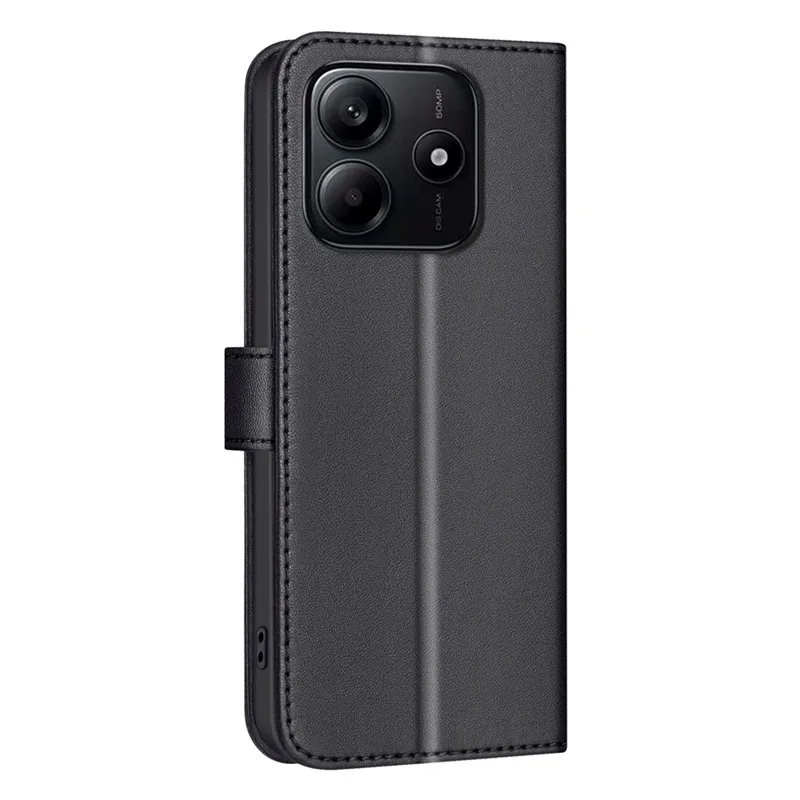 Elegant 3D Checkered Pattern Leather Wallet Case with Magnetic Flip Cover