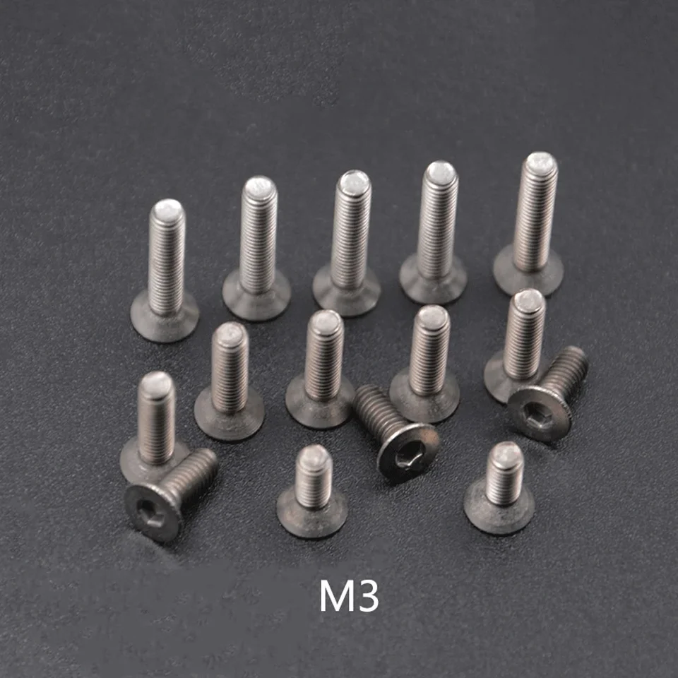 Viti Leggere Resistenti Titanio Set Di 20 Bulloni GR2 In Titanio Con Testa A Brugola - Misure M3, M4, M5, M6 E Lunghezze Da 6 A 60mm Warhammer Bits - Foto 11