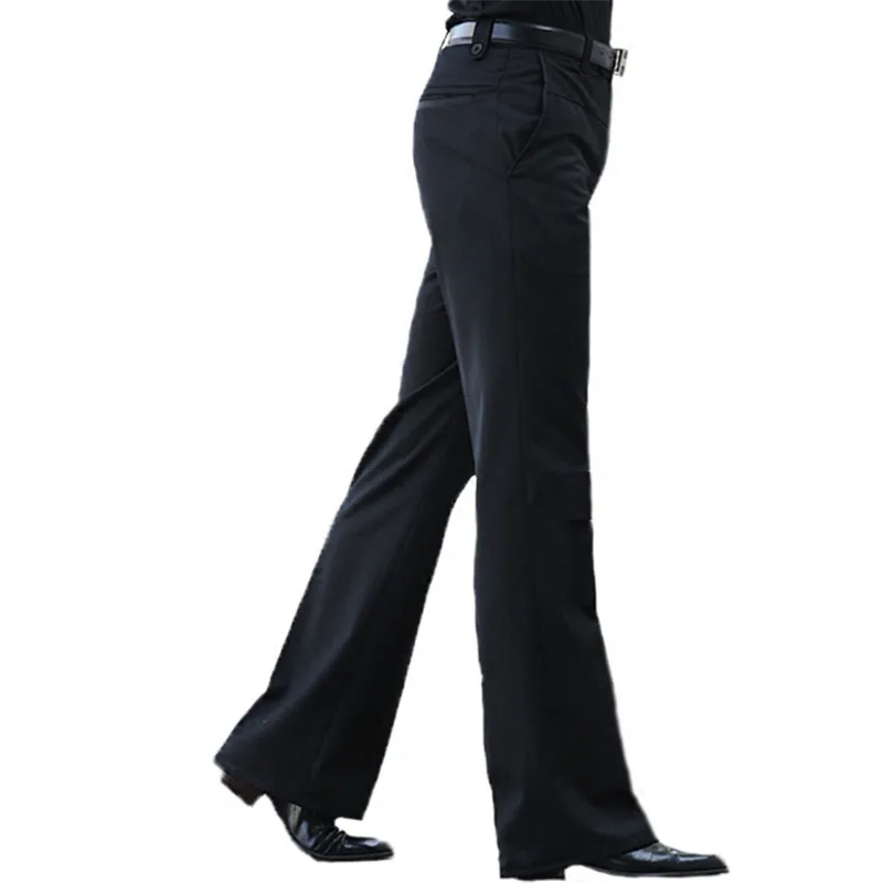 HAORUN Men Bell Bottom Flared Pants Slim Fit Vintage 60s 70s Formal Dress  Bootcut Trousers - Walmart.com