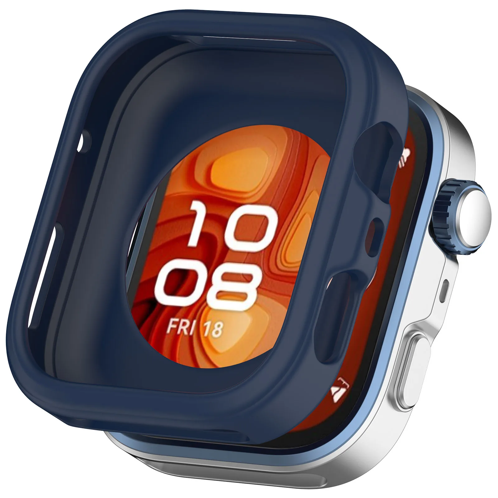 Premium Soft Silicone Protective Case for Smartwatch Screen Protection