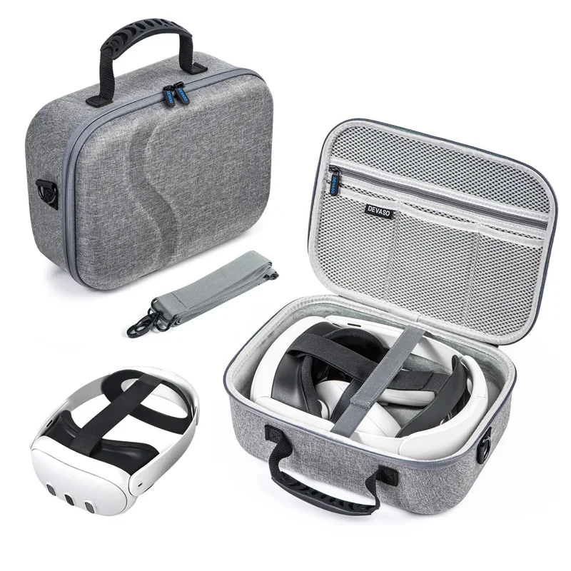 

For Meta Quest 3 Accessories Silicone Protective Cover Shell Case VR Headset Head Face Cover Eye Pad VR Bag for Oculus Quest 3