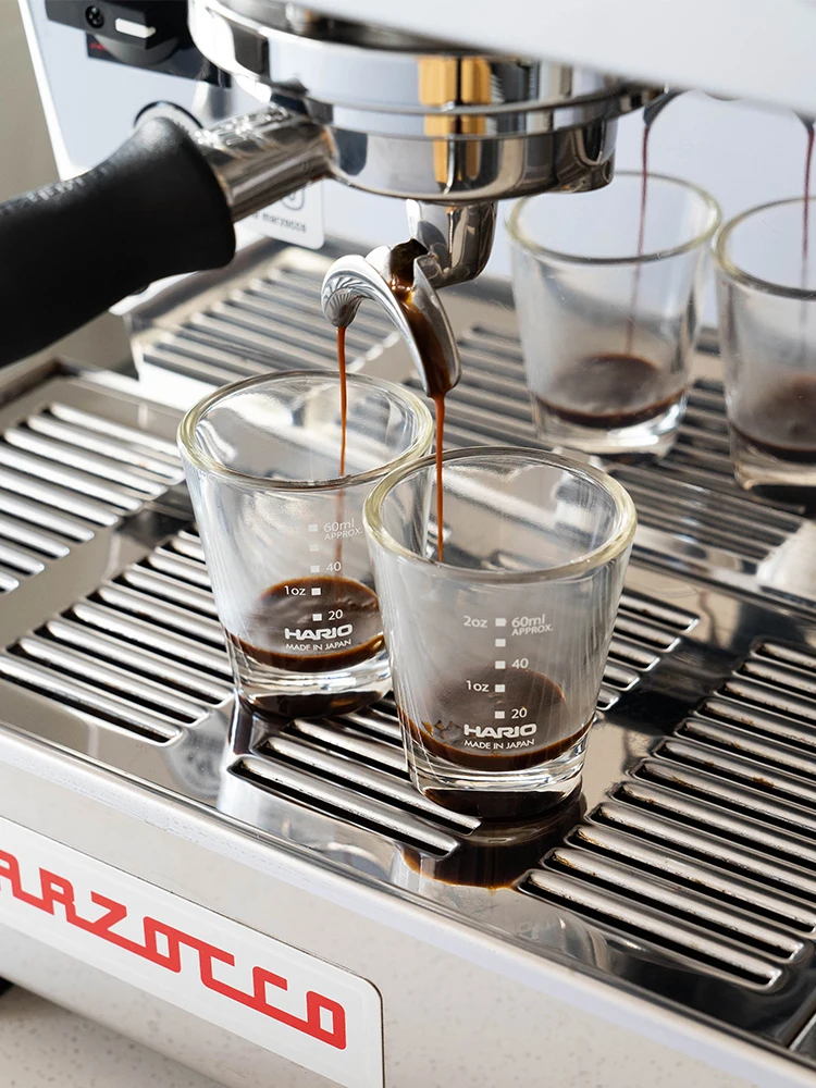 

Hand-washed espresso extraction quantity burning cup container