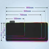 Diy Large Mouse Pad HD Custom Led Rgb Mousepad Luminescence Mouse mat Computer Laptop Gamer Pasd PC Gaming Cool Big Desk Mat XXL - Image 6