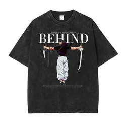 Vintage Washed Jujutsu Kaisen Oversized Anime T - Shirt - XXL (1)