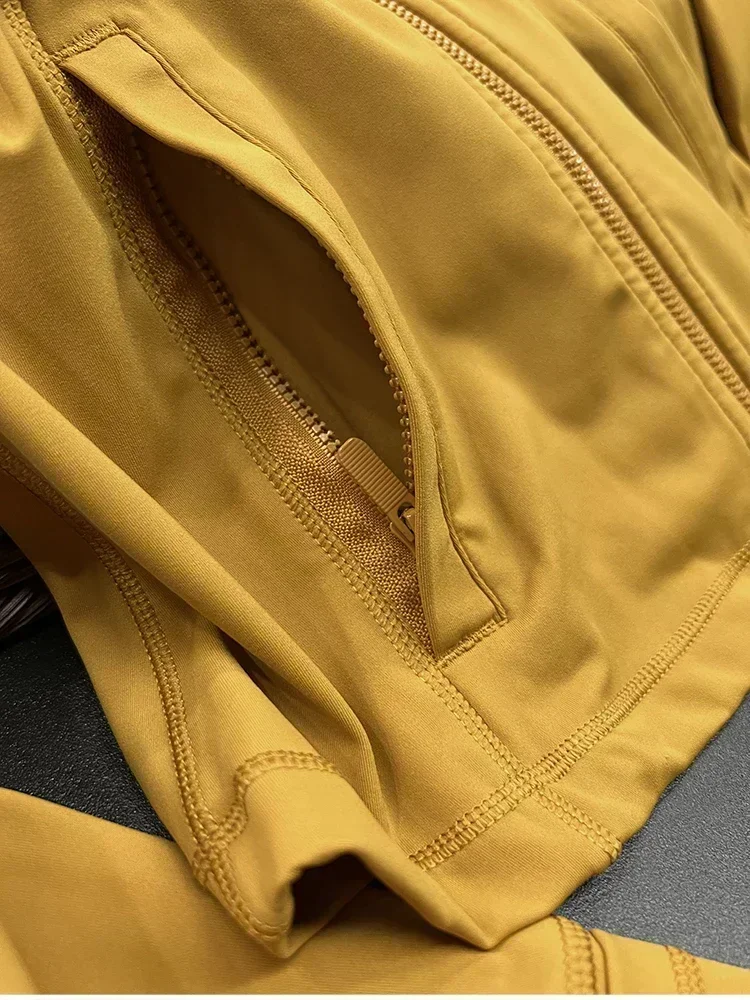 Lemon Women Yoga Define Jacket Gym Workout Hooded Top Zipper Hooded Running Sports Jacket Hoodies Thumb Hole Sportwear Sport Top