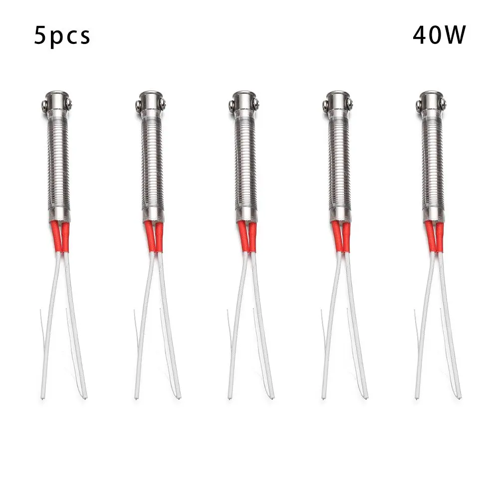 1/2/5pcs 220V Electric Soldering Iron Core Heating Element Replacement Weld Equipment Welding Tool Metalworking Accessories electric soldering iron kit Welding Equipment