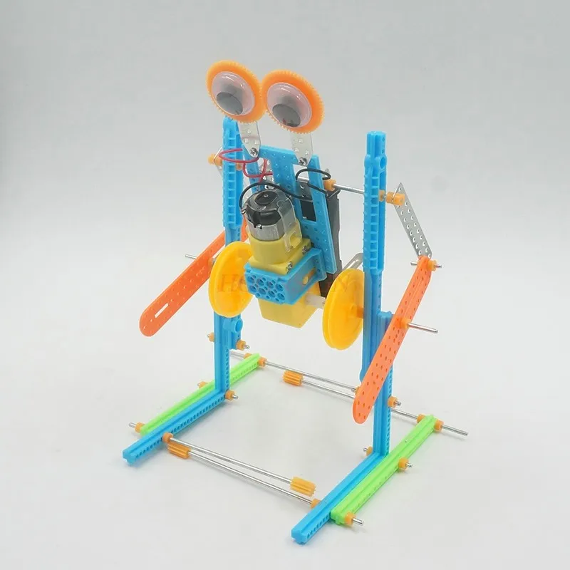 

Bipedal robot assembly model student science and technology small production scientific experiment design children's DIY teach