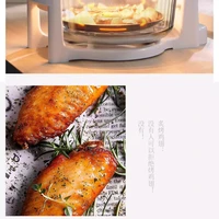 Visual Air Fryer New Household 17L Large Capacity Multi-Functional Glass Electric Fryer French Fries Machine 4