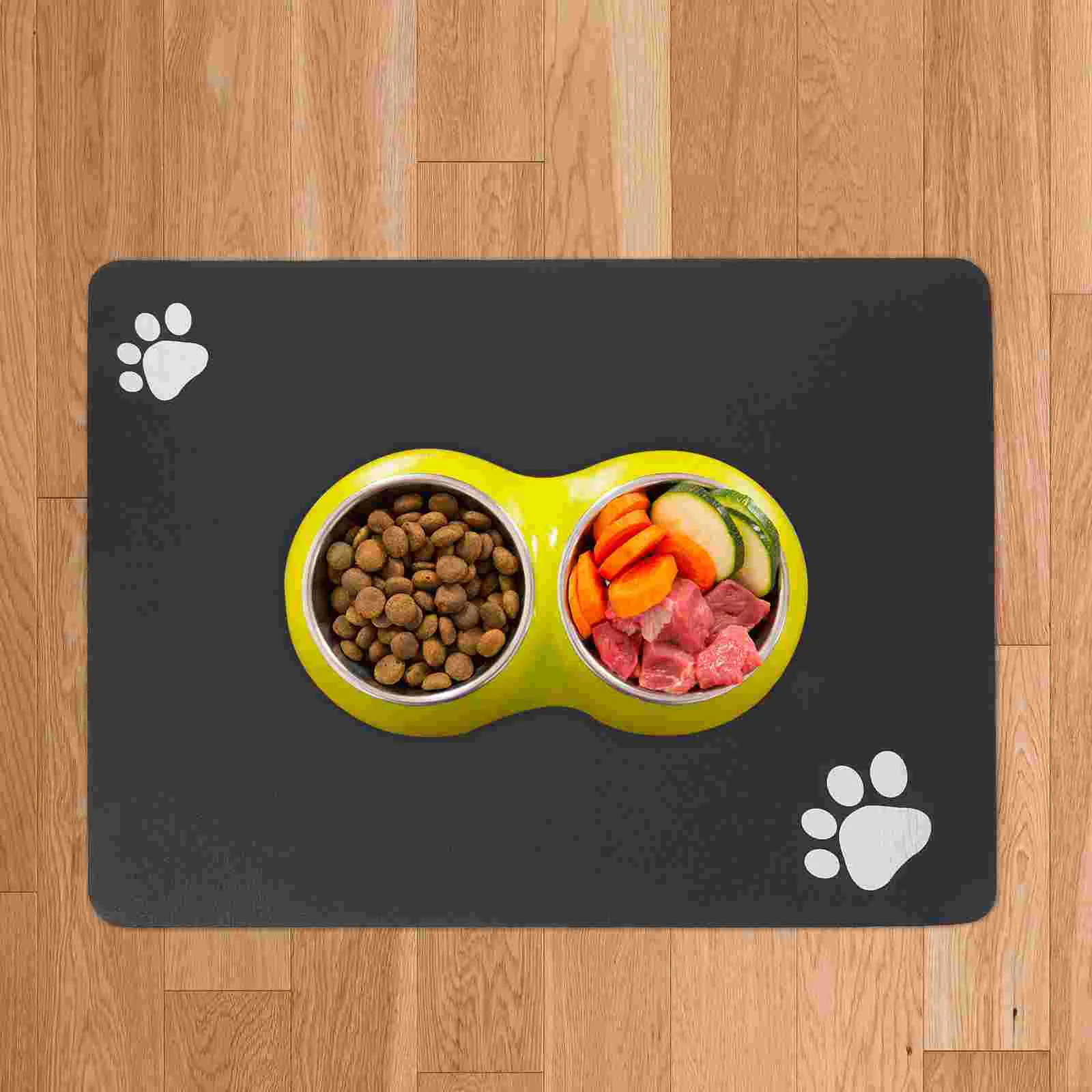 

Pet Feeding Mat Water Dispenser Mat No Stains Pet Mat Pet Supplies for Home