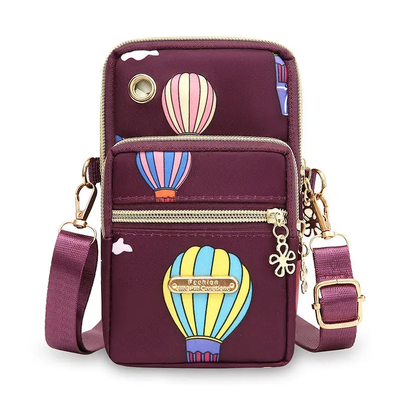 Handytasche für Damen, Crossbody Mini-Taschen, Modische Mutter-Kind-Münztasche, Umhängetasche zum Umhängen, Lauf-Handytasche, 3-Lagen-Geldbörse – Detail 8