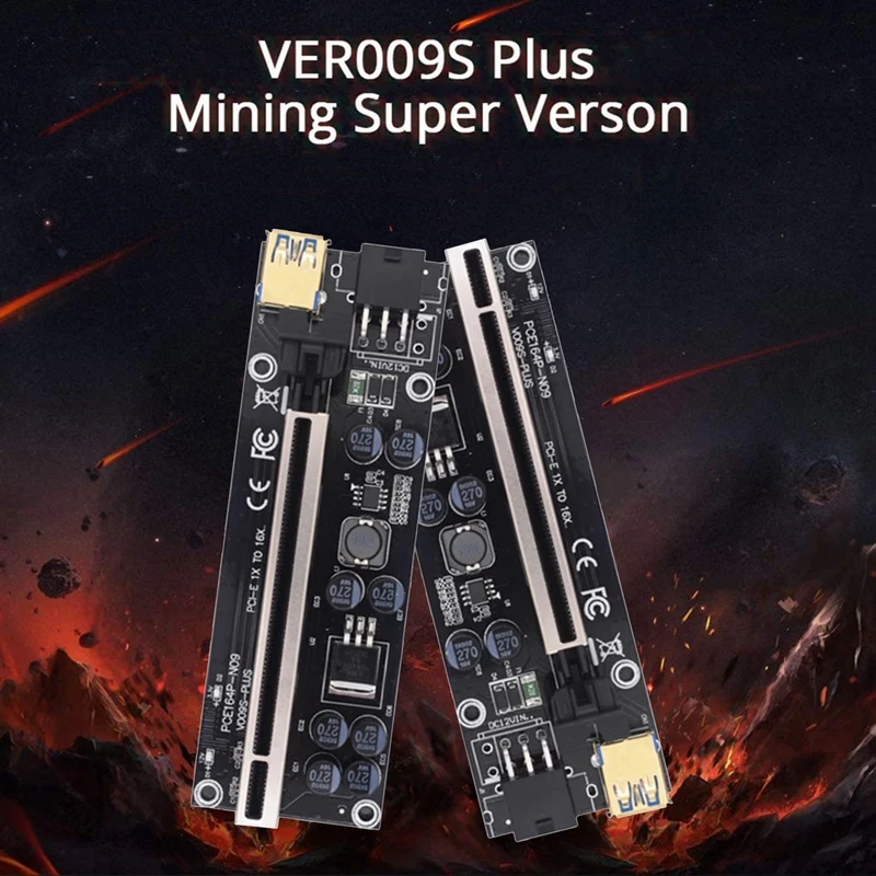 

Адаптер для версии VER009S PCIE PCI-E PCI Express X16 GPU 6In 1X 16X кабель-удлинитель USB 3,0