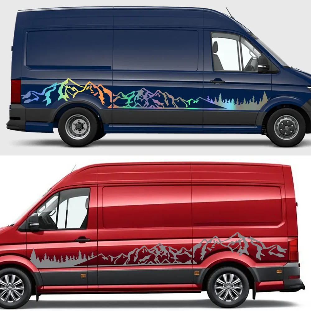 4pcs Autotür Aufkleber für Renault Trafic 3 2 mk1 mk2 mk3 Tuning Zubehör  Camper Van Seitenst reifen Grafiken Vinyl Film Aufkleber - AliExpress