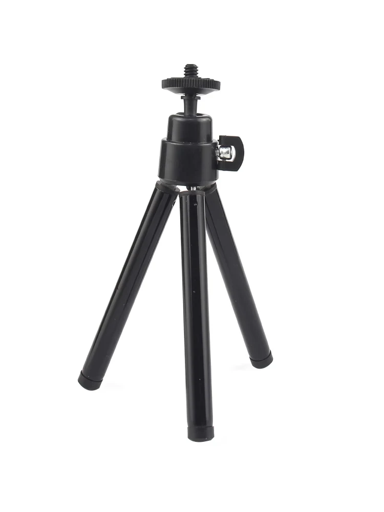 Mini Tripod for Webcam Phone Metal Extendable Webcam Desktop Tripod for GoPro Hero 13 12 11 10 9 insta360 DJI Osmo Action Camera