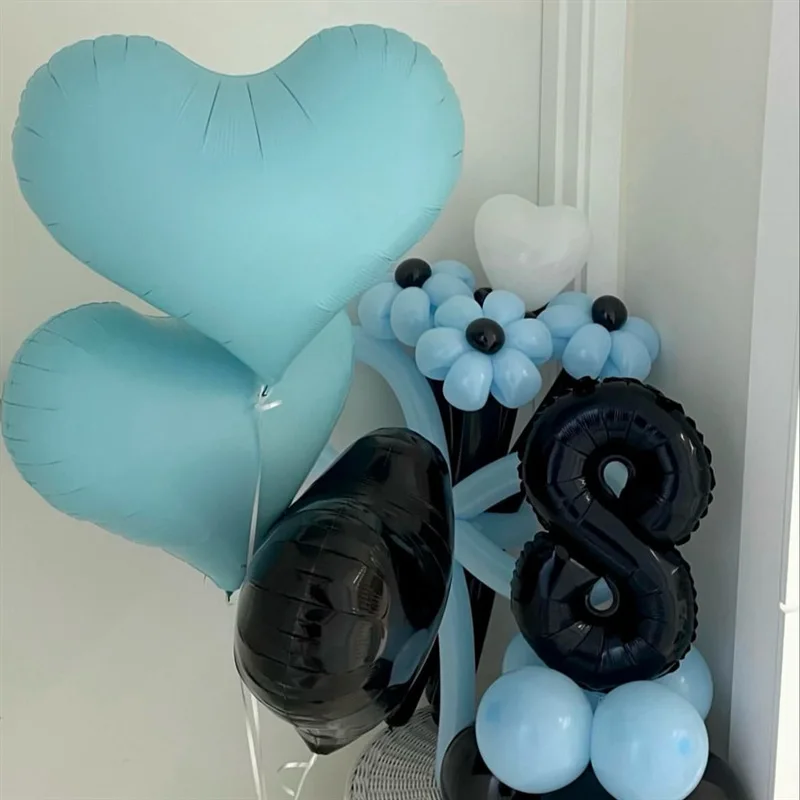 Frosted Love Balloon Gentle Heart 22 Zoll Aluminiumfolie Geburtstag Liebesgeständnis Valentinstag Macaron Party – Detail 16