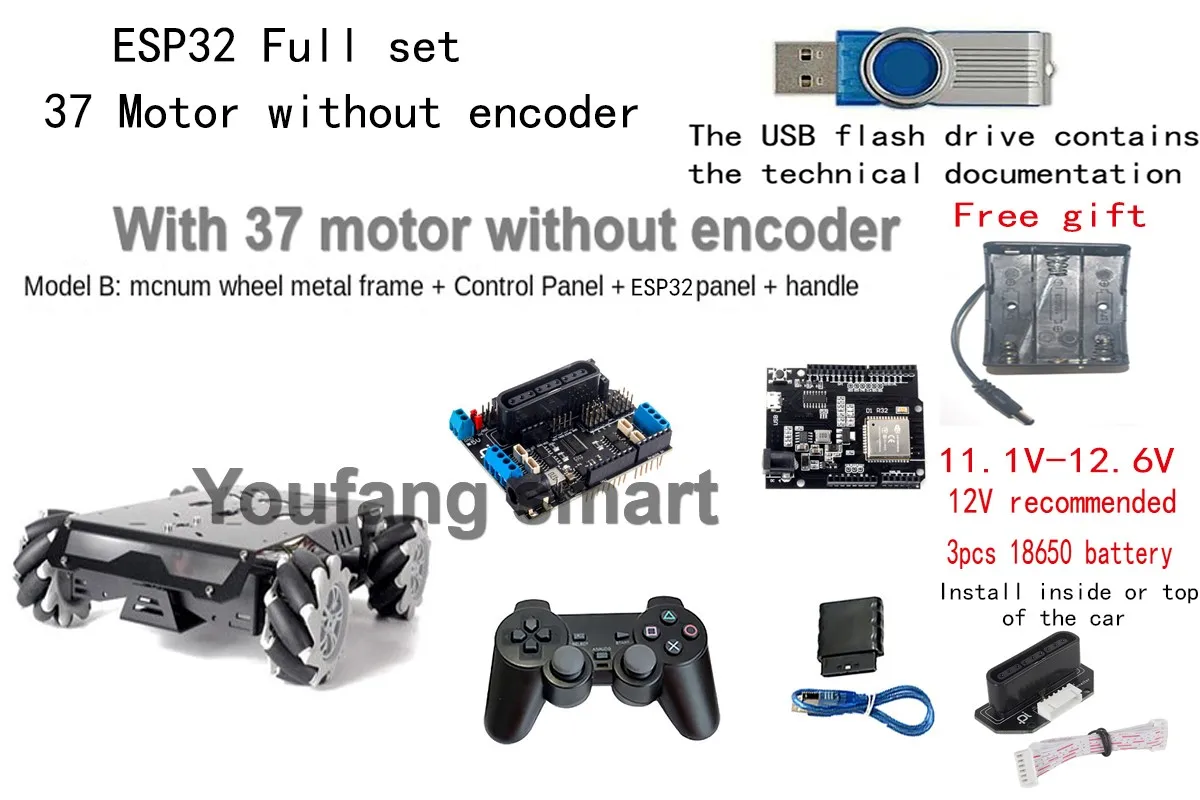 ESP32 Full DC motor