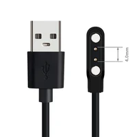 Universal 2Pin 4mm 7.62mm 4Pin Strong Magnetic Charge Cable USB Charging Line Cord Black White for Smart Watches - Image 6