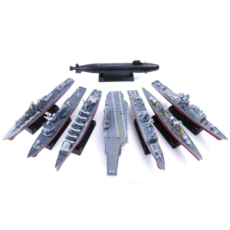 Ship Model Toy ship model toy 4D Assembled Liaoning Battleship Modern Class Battleship Aircraft Carrier Model Military Warship