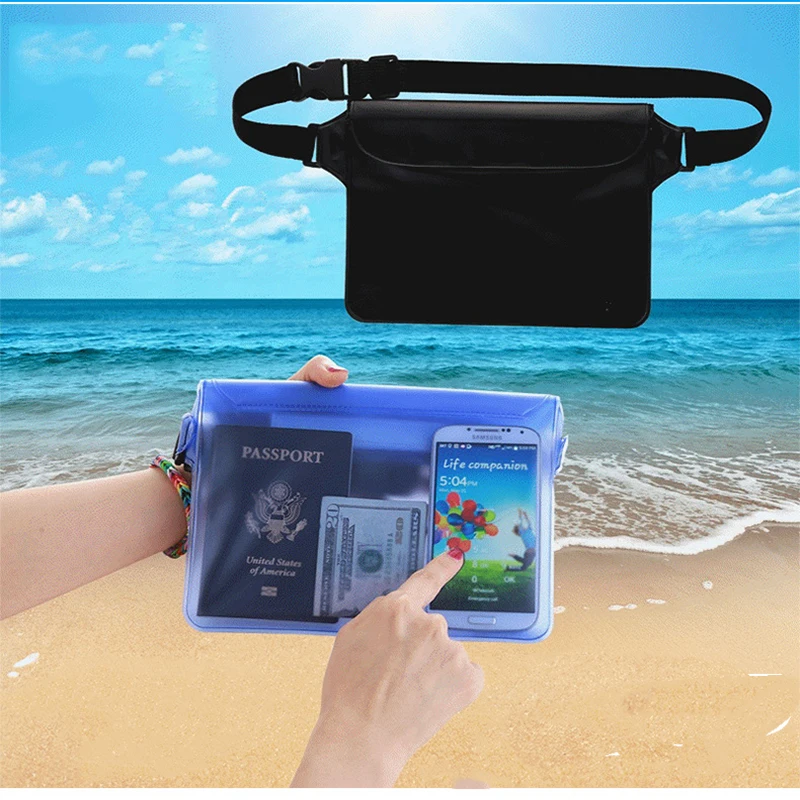 Waterproof Transparent PVC Outdoor Sports Waist Bag