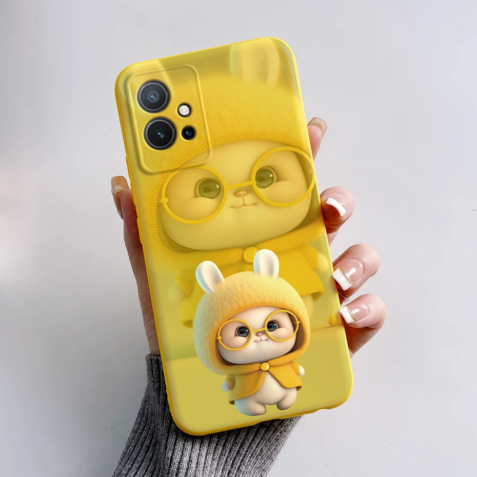 Cute Rabbit Panda Silicone Soft Cover Phone Case - Soft Bumper Design