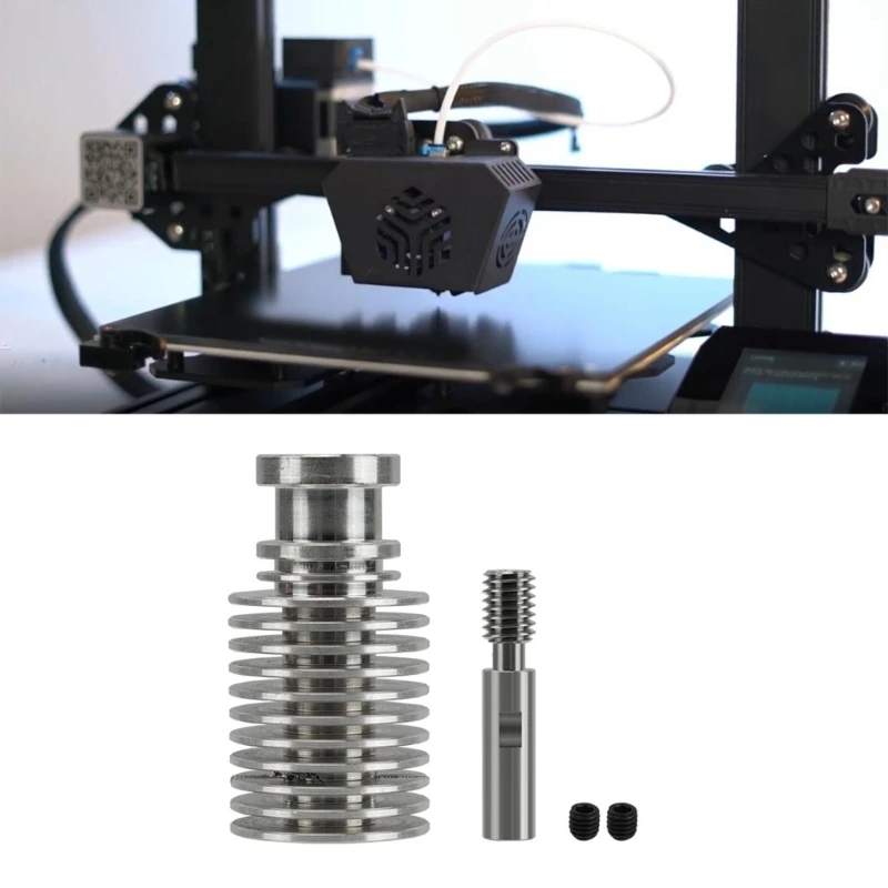 

3D Printer All Metal Mount Fixed Blocks, Remote Short Direct Heat Sink 1.75mm for V6 Hotend Feeding Extruder DropShipping