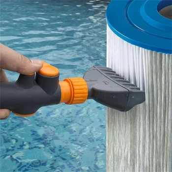 2024 New Pool  Spa Filter Cartridge Cleaner Tool Handheld  Cleaning  Removes Debris And Dirt From Hot Tub Brush Tools 1