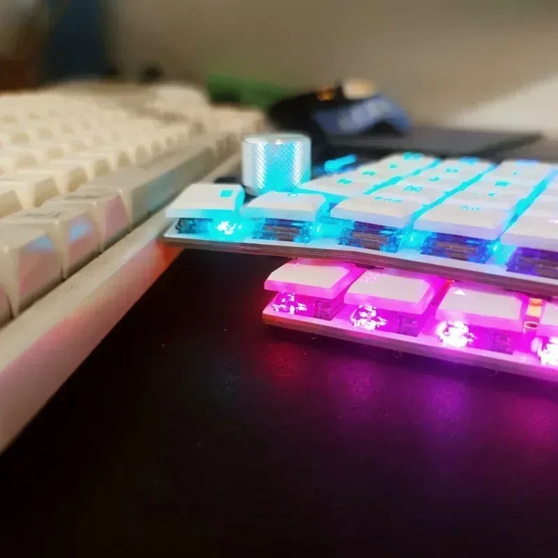 Sofle Choc/MX Split Mechanical Keyboard Custom Hot-swap RGB Knob