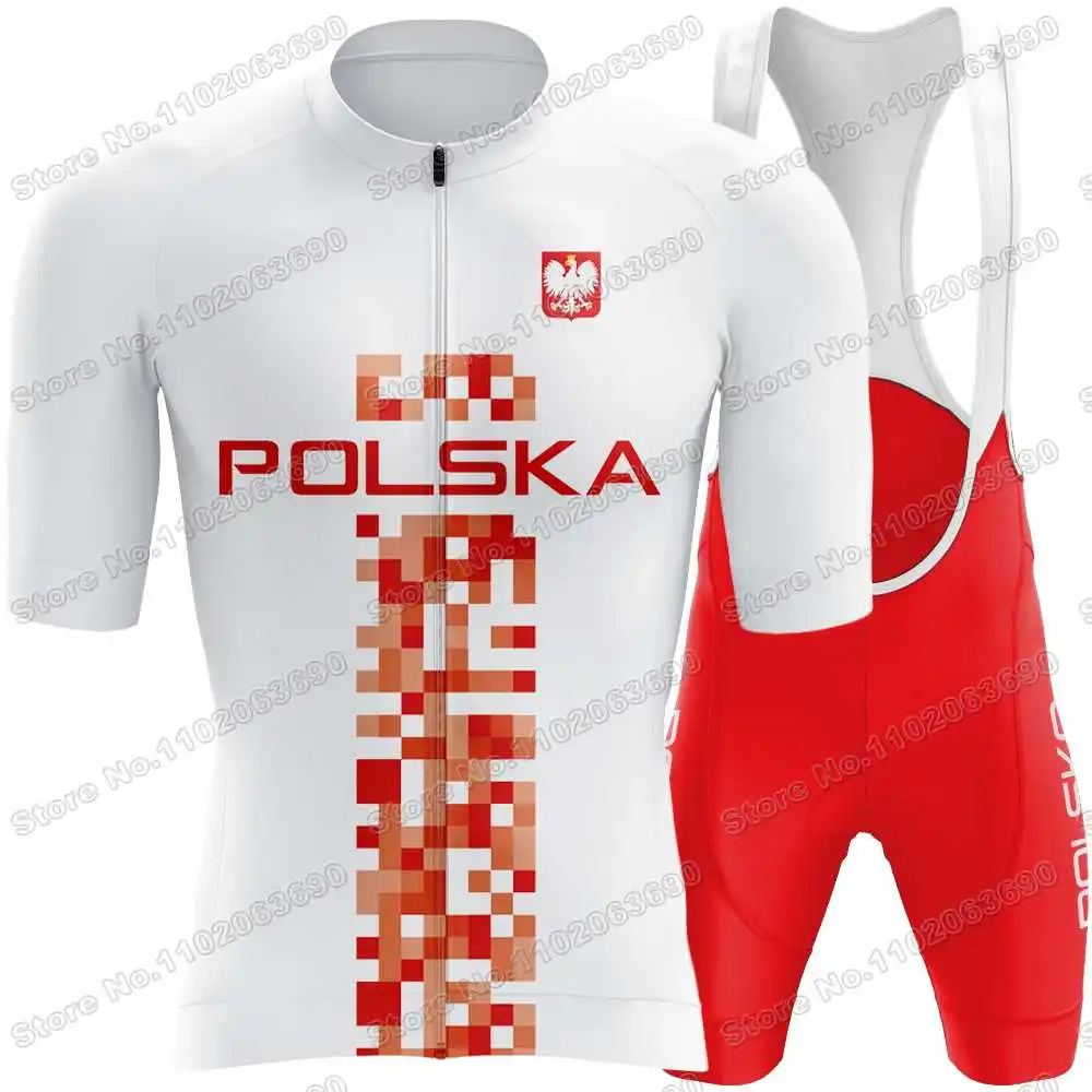 Cycling Jersey Abbigliamento Ciclismo Estivo 2025 Team Poland
