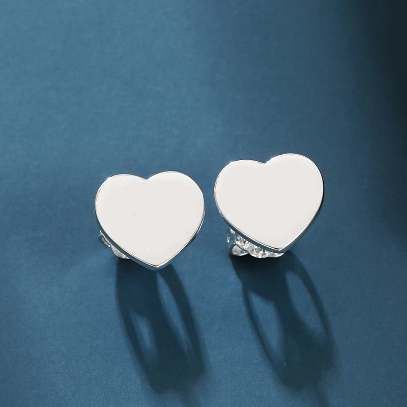 

Классические модные серьги в форме сердца, серьги из стерлингового серебра S925, подарок на День святого Валентина для женщин