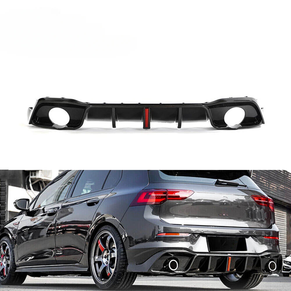 Carbon-Fiber-MK8-Aero-Rear-Diffuser-for-Volkswagen-Golf-MK8-GTI-2021 ...