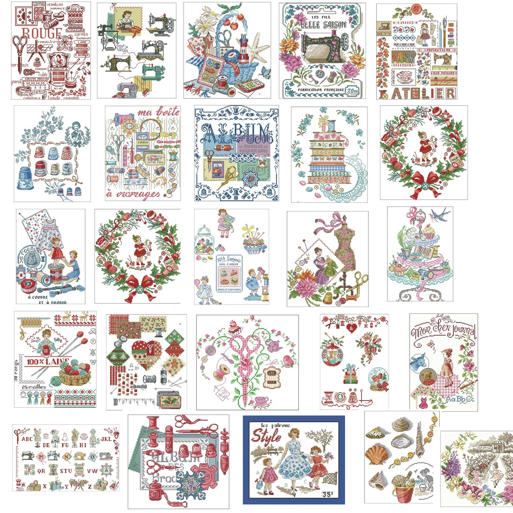 Sewing series Patterns Counted Cross Stitch 11CT 14CT 18CT DIY Cross Stitch Kits Embroidery Needlework Sets cross stitch kit