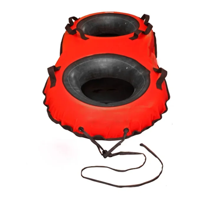 Towable Snow Tube Sled Double Heavy Duty Inflatable Pvc Water Ski Tube for Kids and Adults