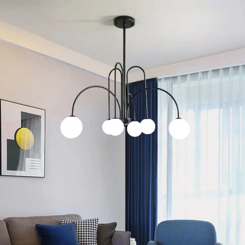 Modern Glass Pendant Lights for Living Room Kitchen Bedroom Ceiling Chandeliers Decoration Hanging Lamp Home Decor Nordic Design