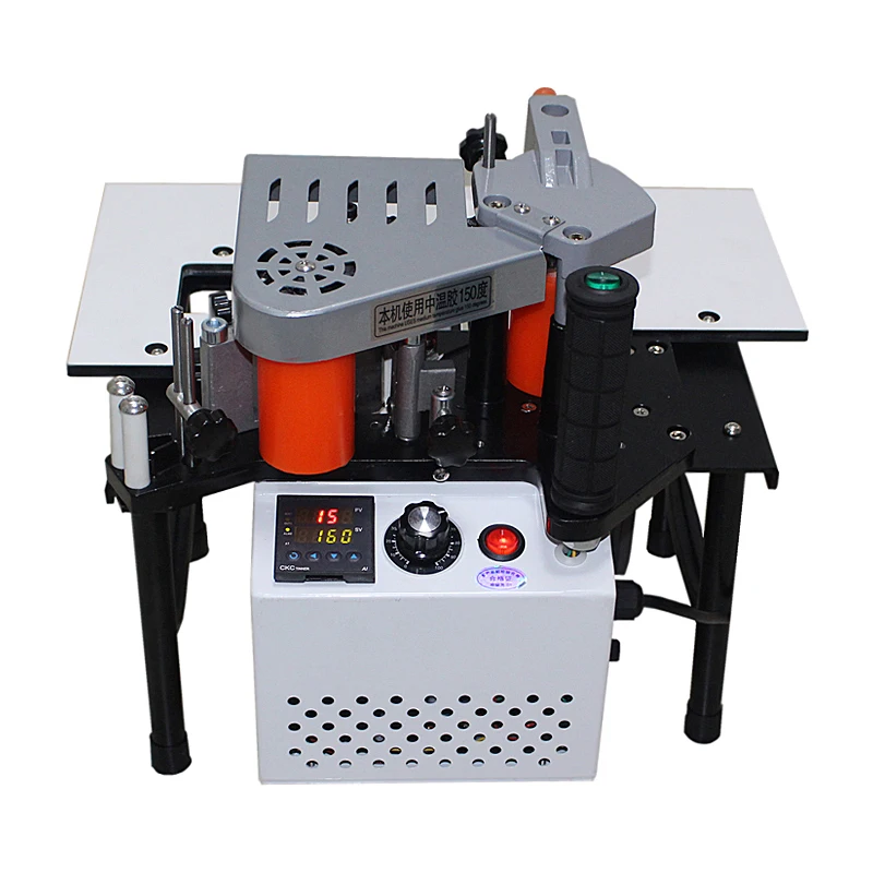 

Wood Manual Edge Banding machine PVC Portable Edge Bander Double Side Gluing 110V/220V 1200W Woodworking Machinery