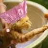 Cat Waterproof  Shower Cap Universal Pet Hat for Bath Dog Shower Cap Comfortable Adjustable Cat Bath Hats Pet Grooming Supplies 4