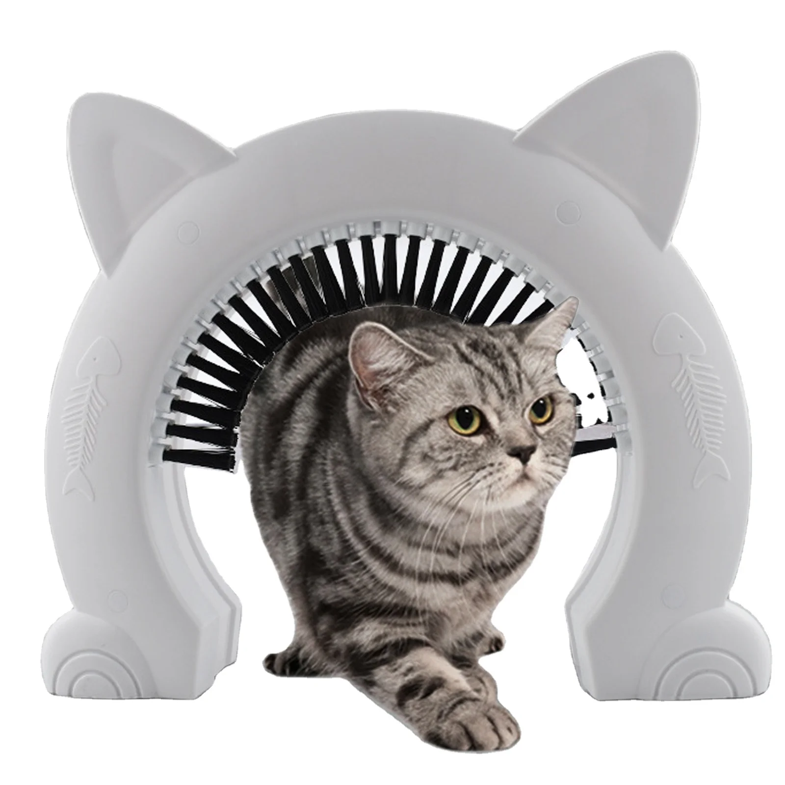 PetAccessoriesForCatDoorBrushProtectTheCatsIndoorAndOutdoor