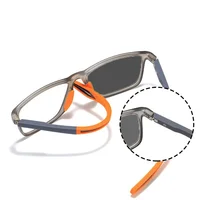 New Light Sensitive Color Changing Myopia Eyewear Bendable TR90 Frame Photochromic Myopia Glasses Anti Blue Light Glasses 2